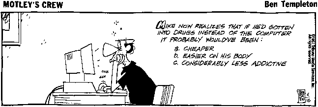 Computers -vs- Drugs Cartoon